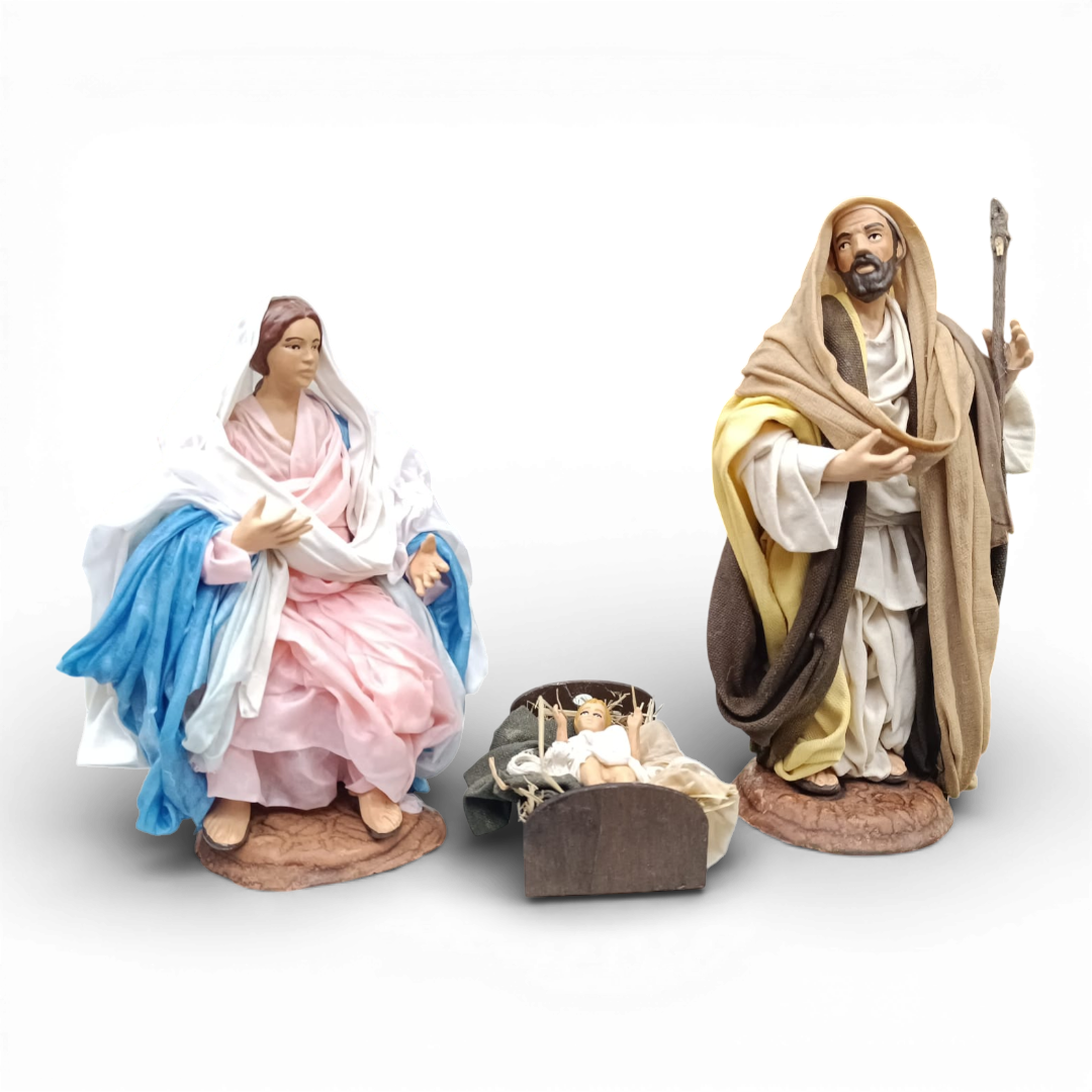 Natività Terracotta Vestita 20 cm