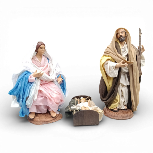 Natività Terracotta Vestita 20 cm