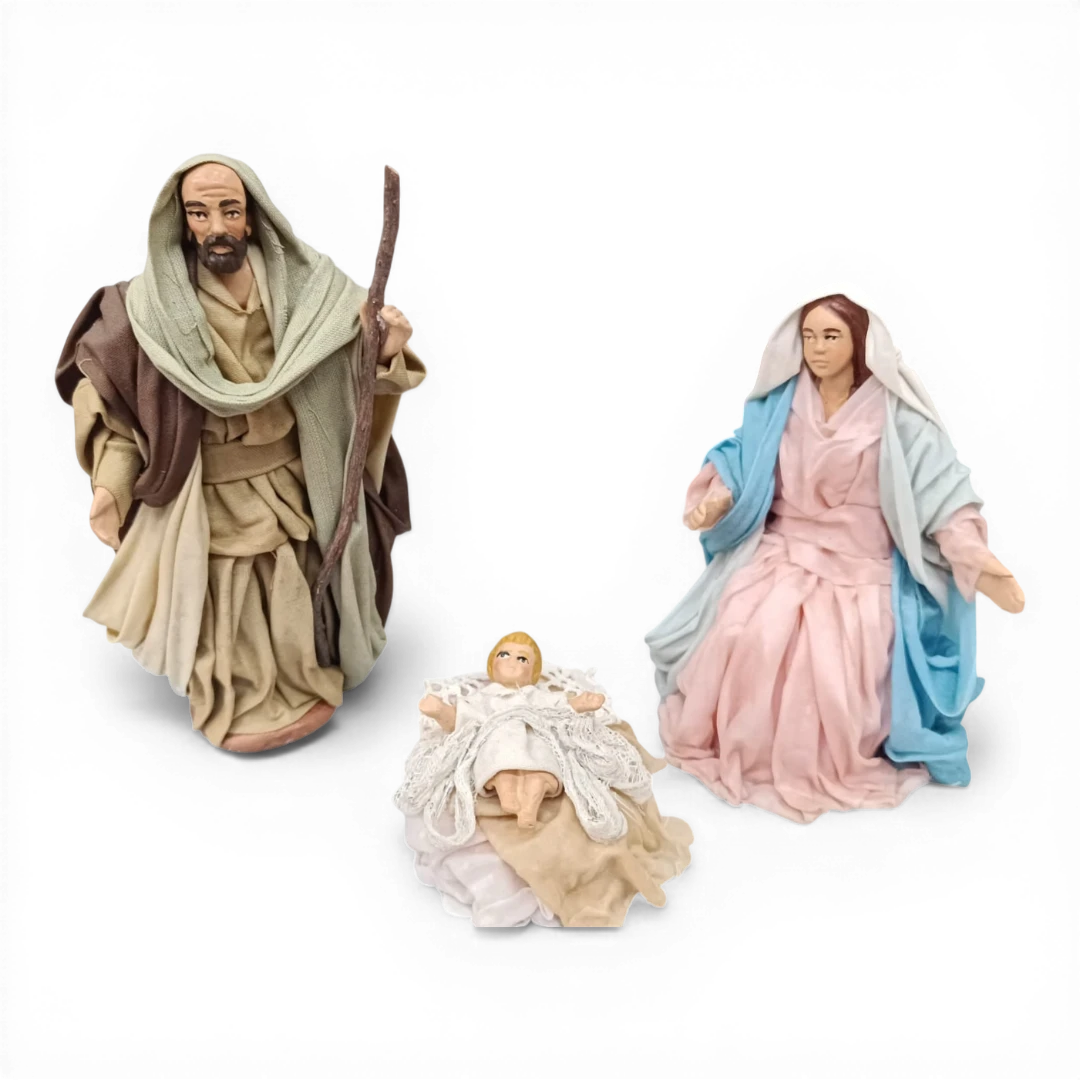 Natività Terracotta Vestita 14 cm