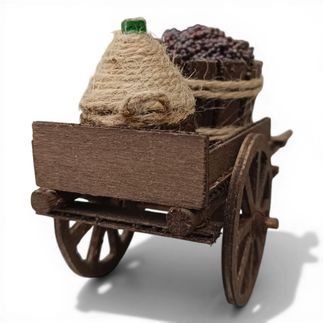 Carretto Vendemmia in legno