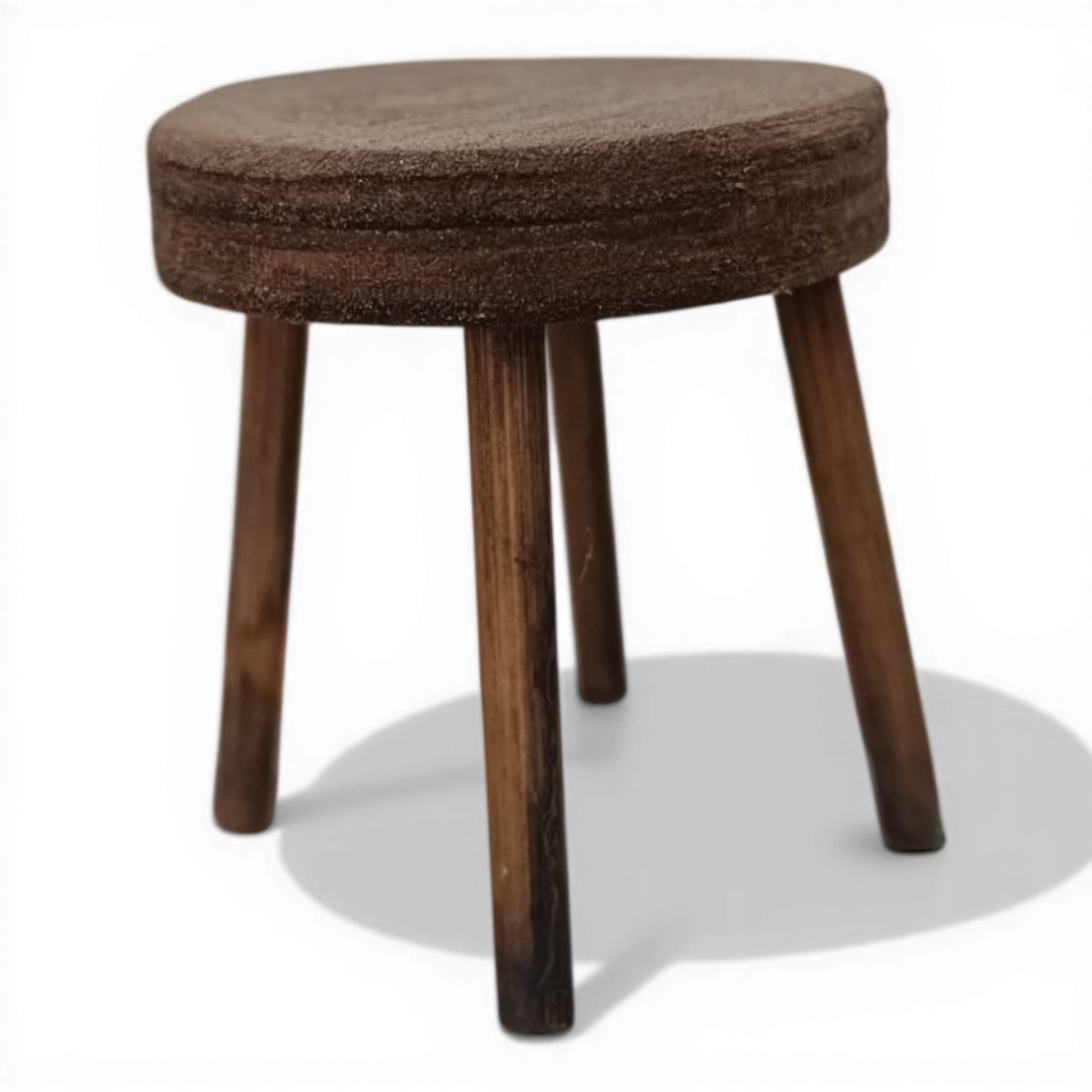 Sgabello in legno Tondo o Quadro