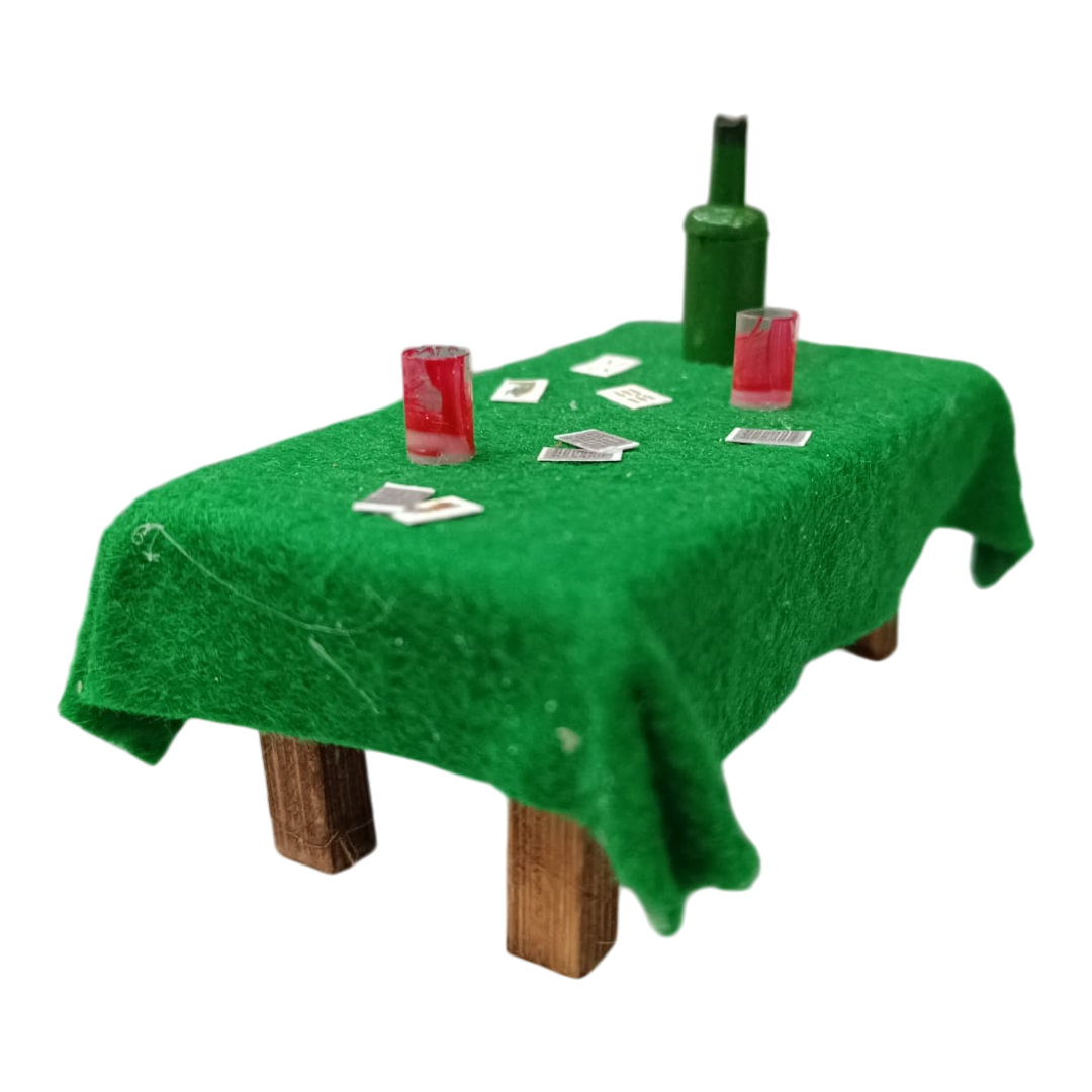 Tavolo da Gioco Carte in legno