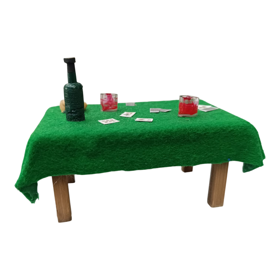 Tavolo da Gioco Carte in legno