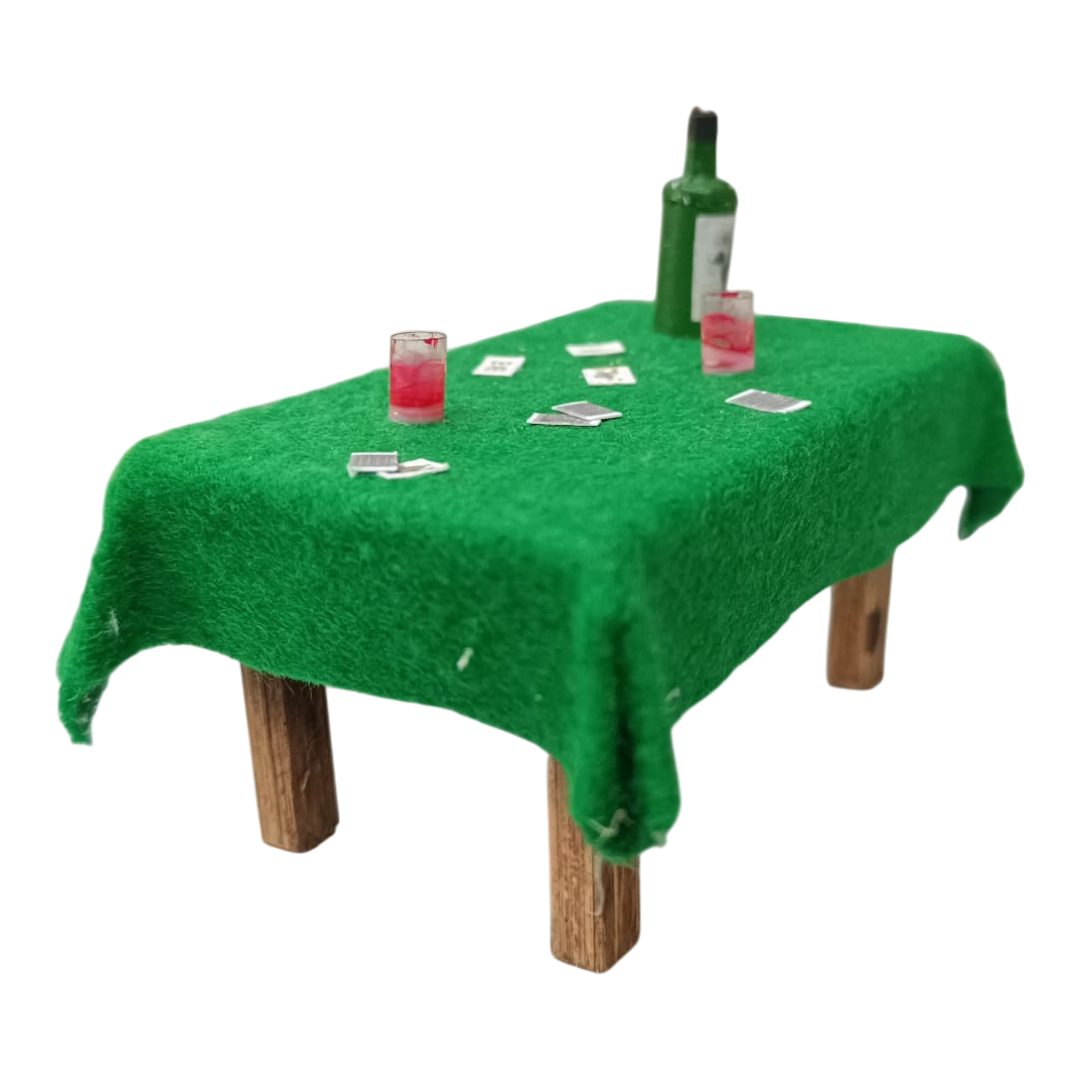 Tavolo da Gioco Carte in legno