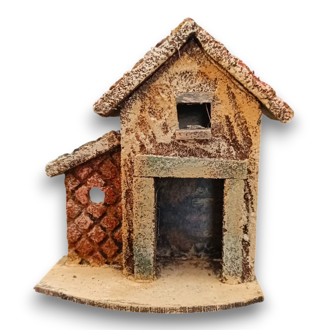 Casetta in Sughero per presepe