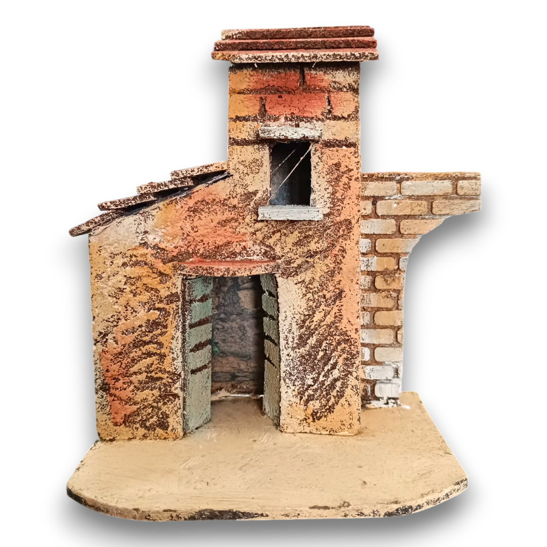 Casetta in Sughero per presepe