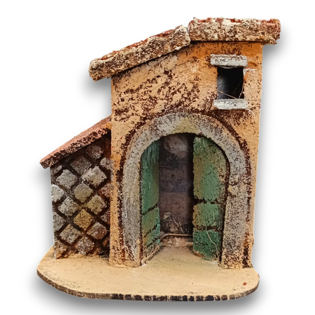 Casetta in Sughero per presepe