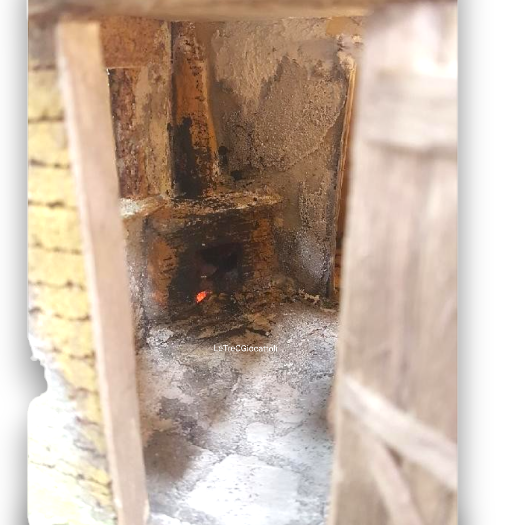 Presepe Casolare stile 700 con Fontana