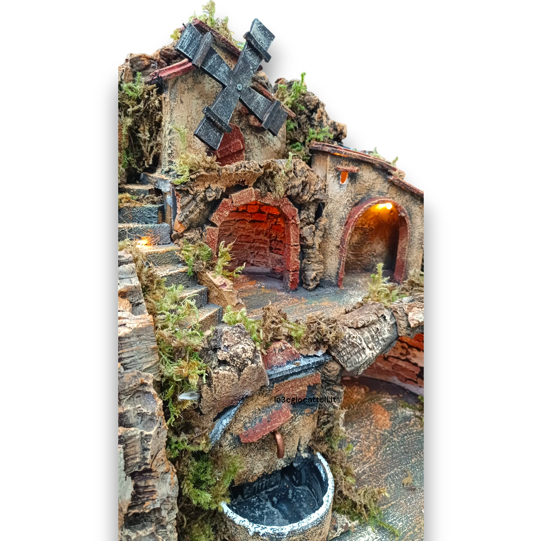 Presepe 50x40x47 Mulino