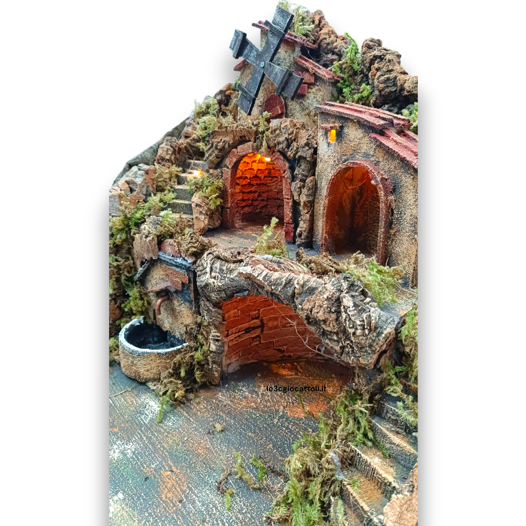 Presepe 50x40x47 Mulino
