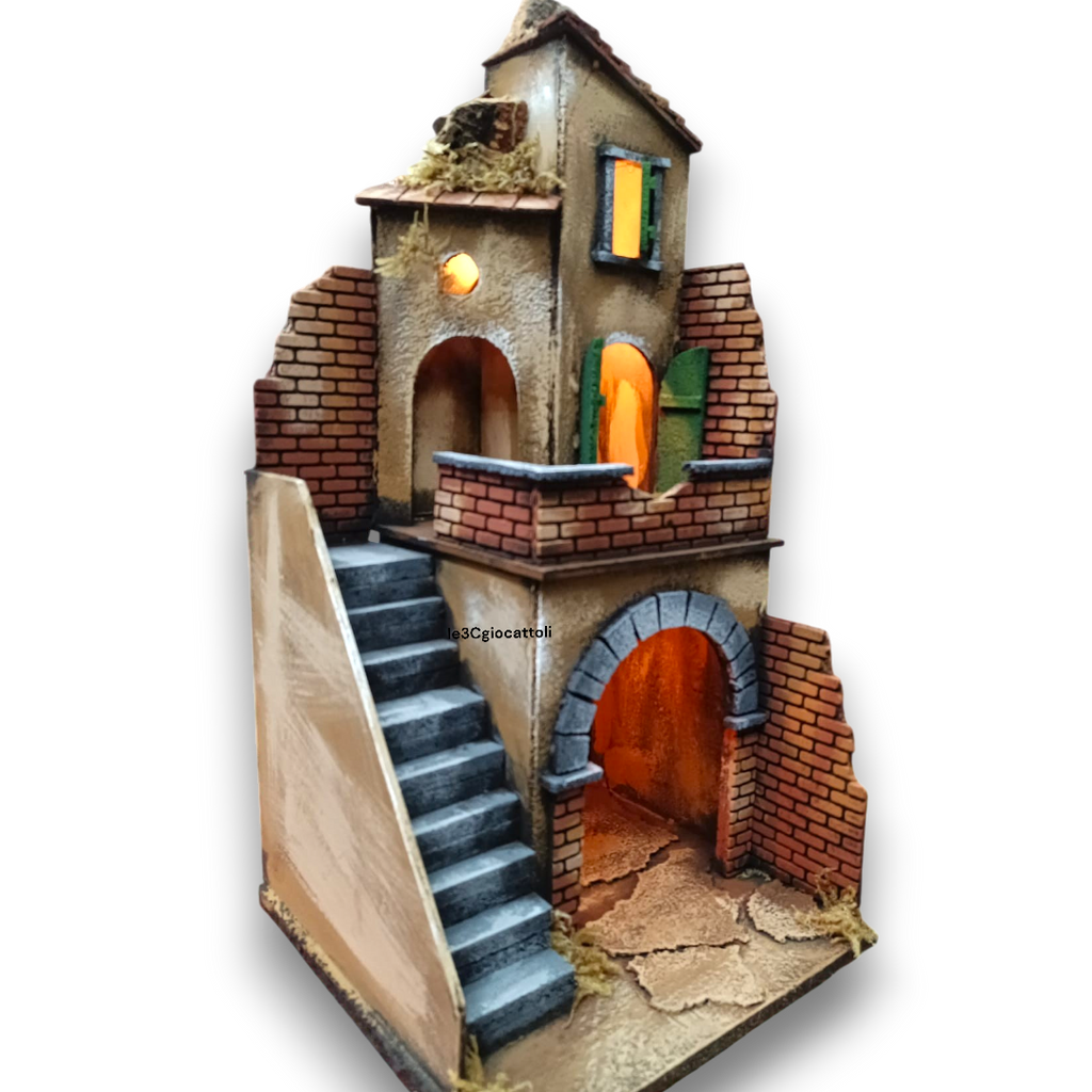 Casa con grotta 25x26x54