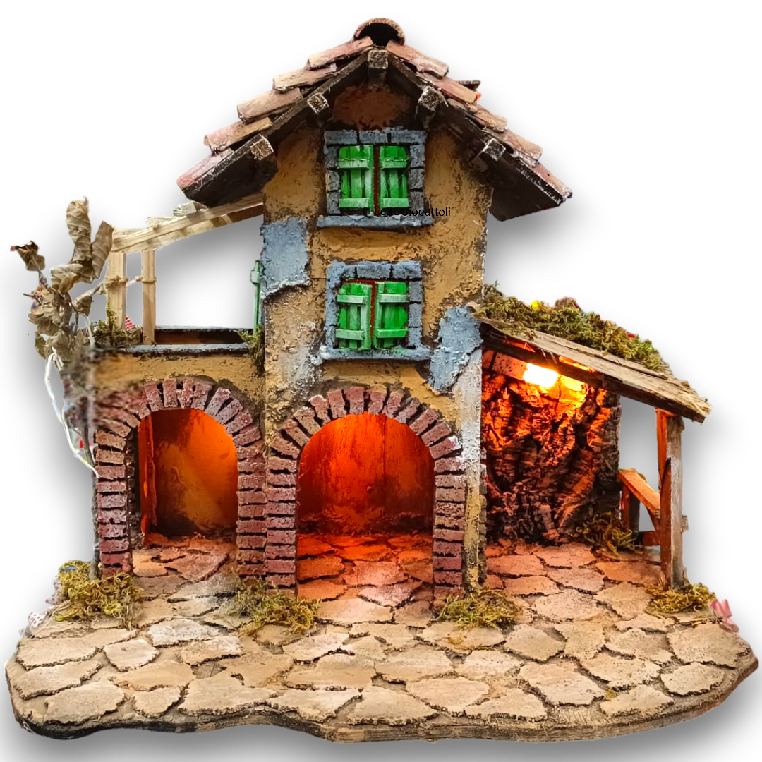 Presepe edificio 3 arcate