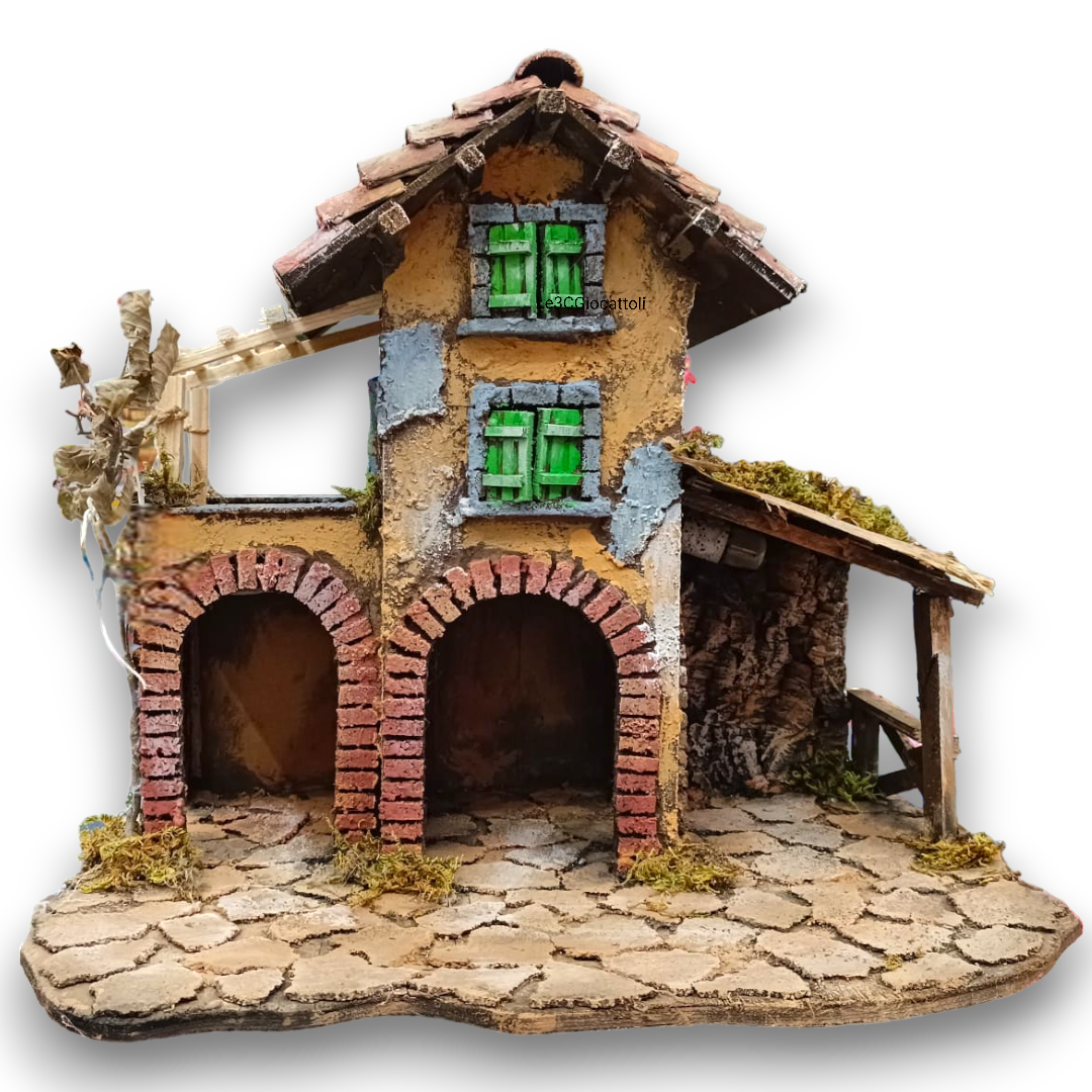 Presepe edificio 3 arcate