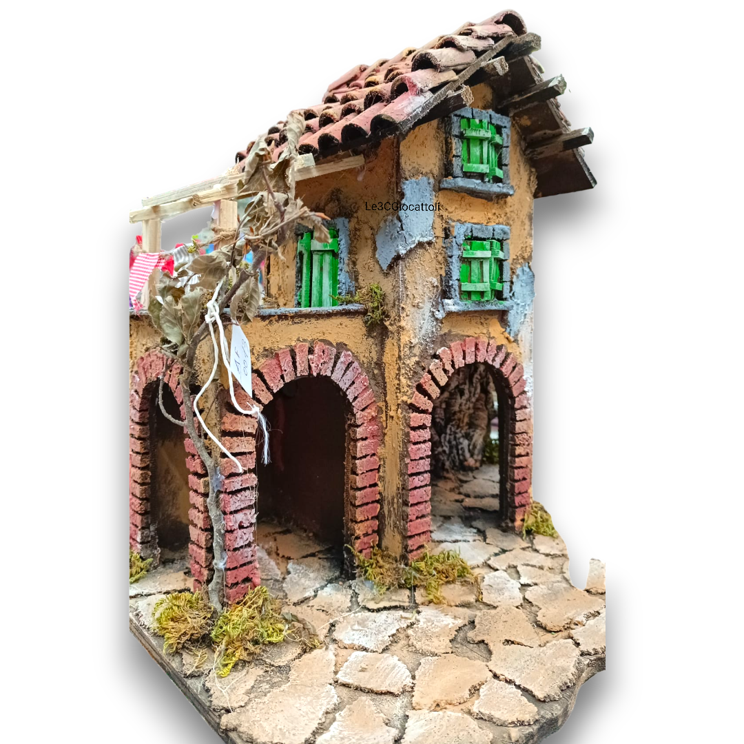 Presepe edificio 3 arcate