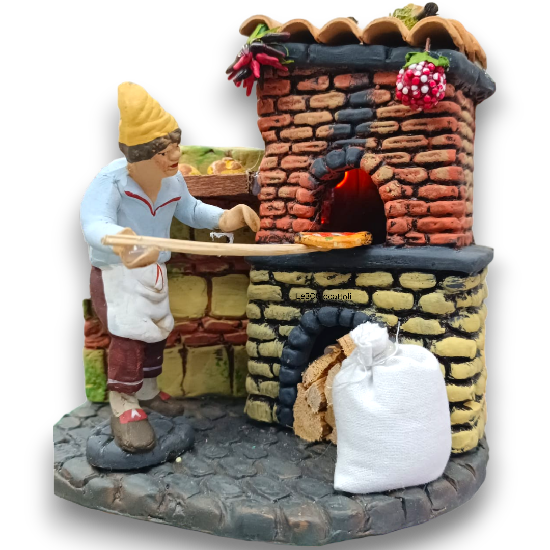 Gruppo Terracotta 10 Cm Fornaio